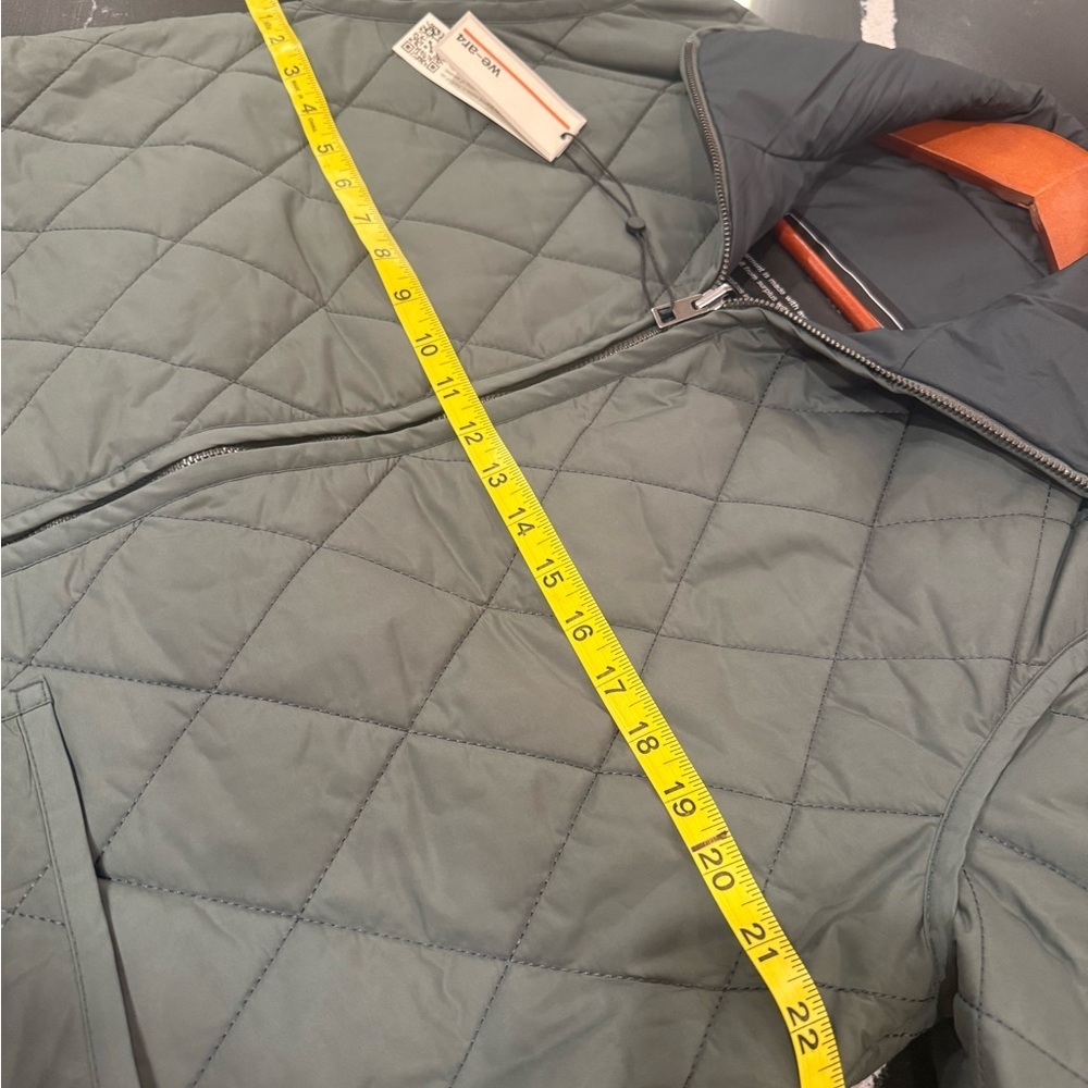 We ARE4 Quilted REVERSIBLE Utility Jacket - Green - Picture 10 of 10